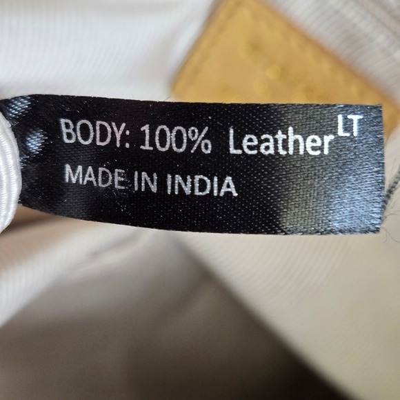 Margot New York Kaye Bucket Suede Leather Tote Bag, Tan, MG3317, NWT $158 MSRP - Picture 9 of 13